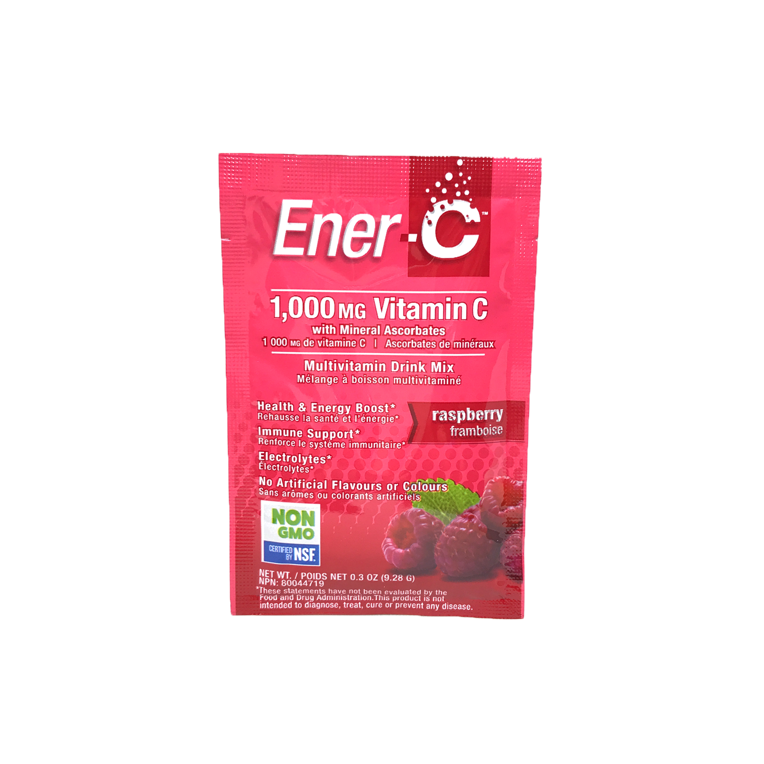 Ener-C Raspberry Single Pack 8.65g  (30 per case)