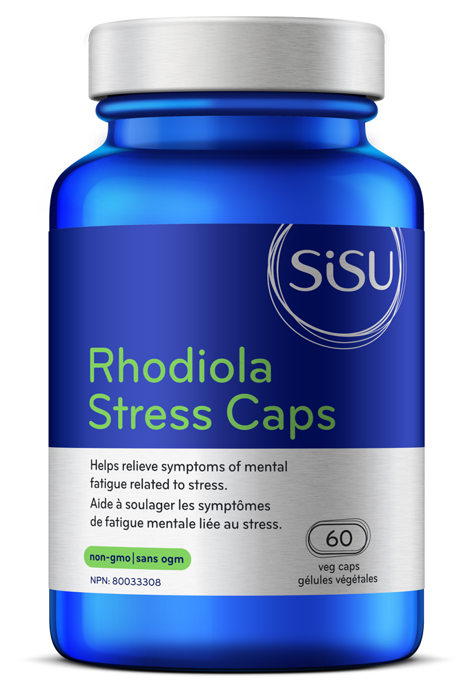 Sisu Rhodiola Stress Caps 250mg  60 Vegetarian Capsules