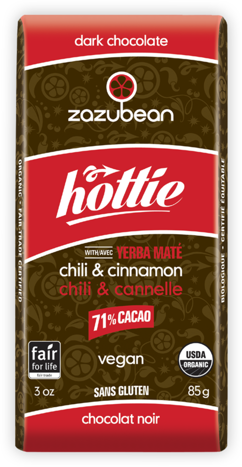 Zazubean Organic Hottie Chili & Cinnamon 85g