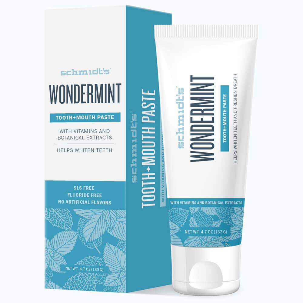 Schmidt's Wondermint Toothpaste with Activated Charcoal 133g