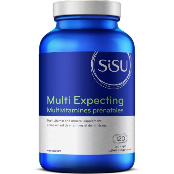 Sisu Multi Expecting Prenatal Vitamin 120 Vegetarian Capsules