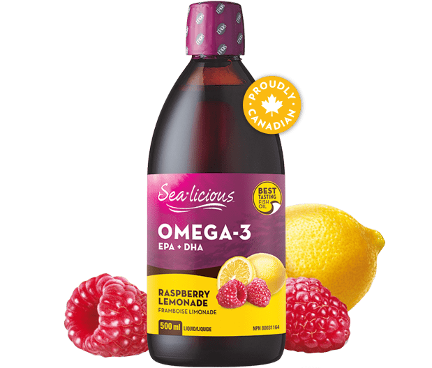Sea-licious Omega-3 Raspberry Lemonade 500ml