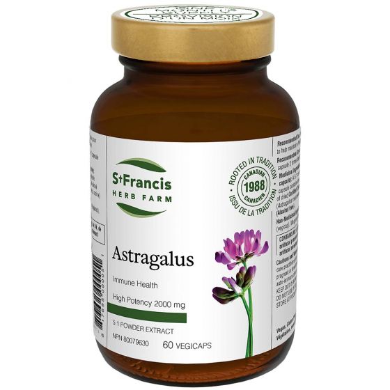 St. Francis Astragalus 5:1 2000mg 60 Vegetable Capsules