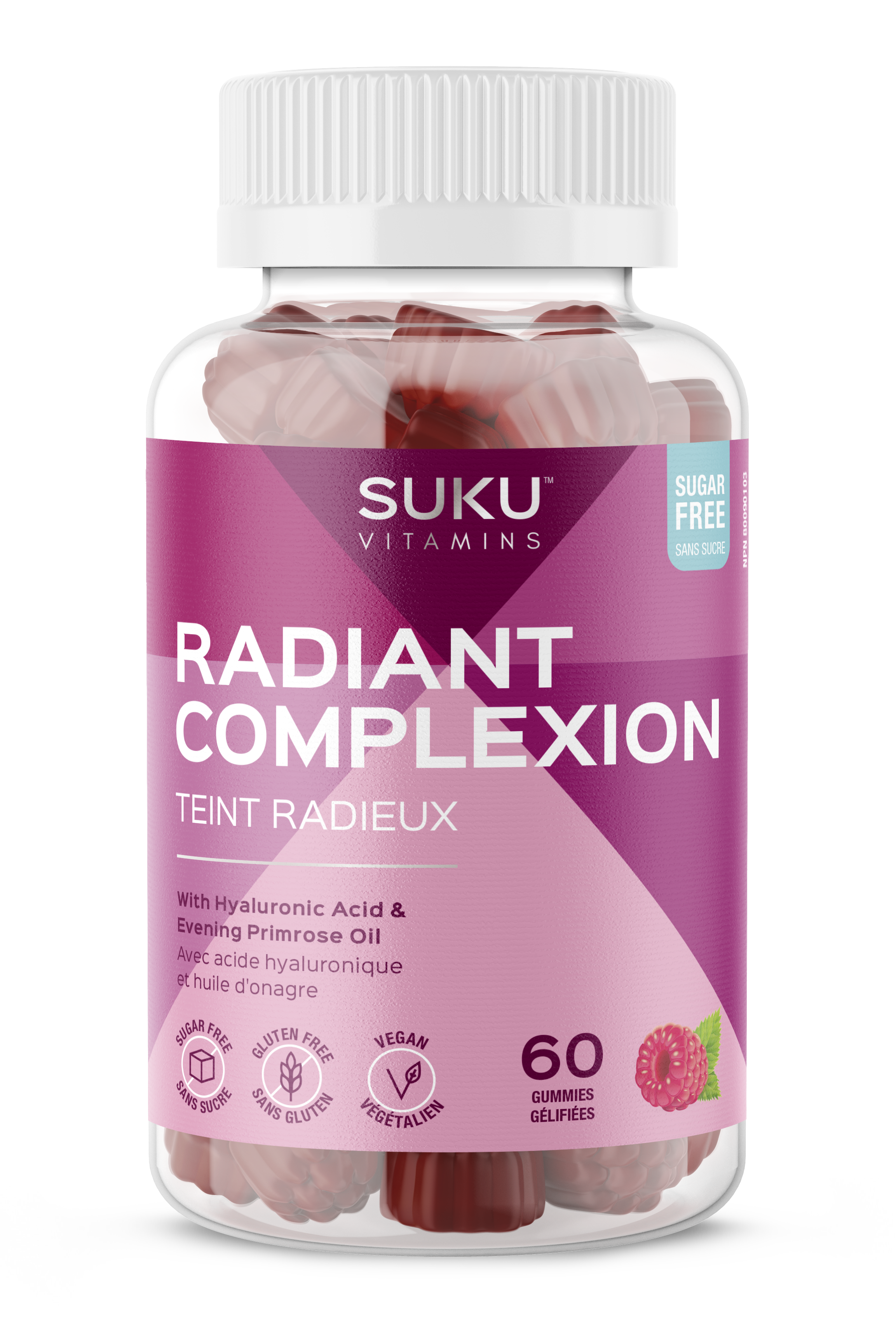 SUKU Radiant Complexion 60 Gummies (Discontinued)
