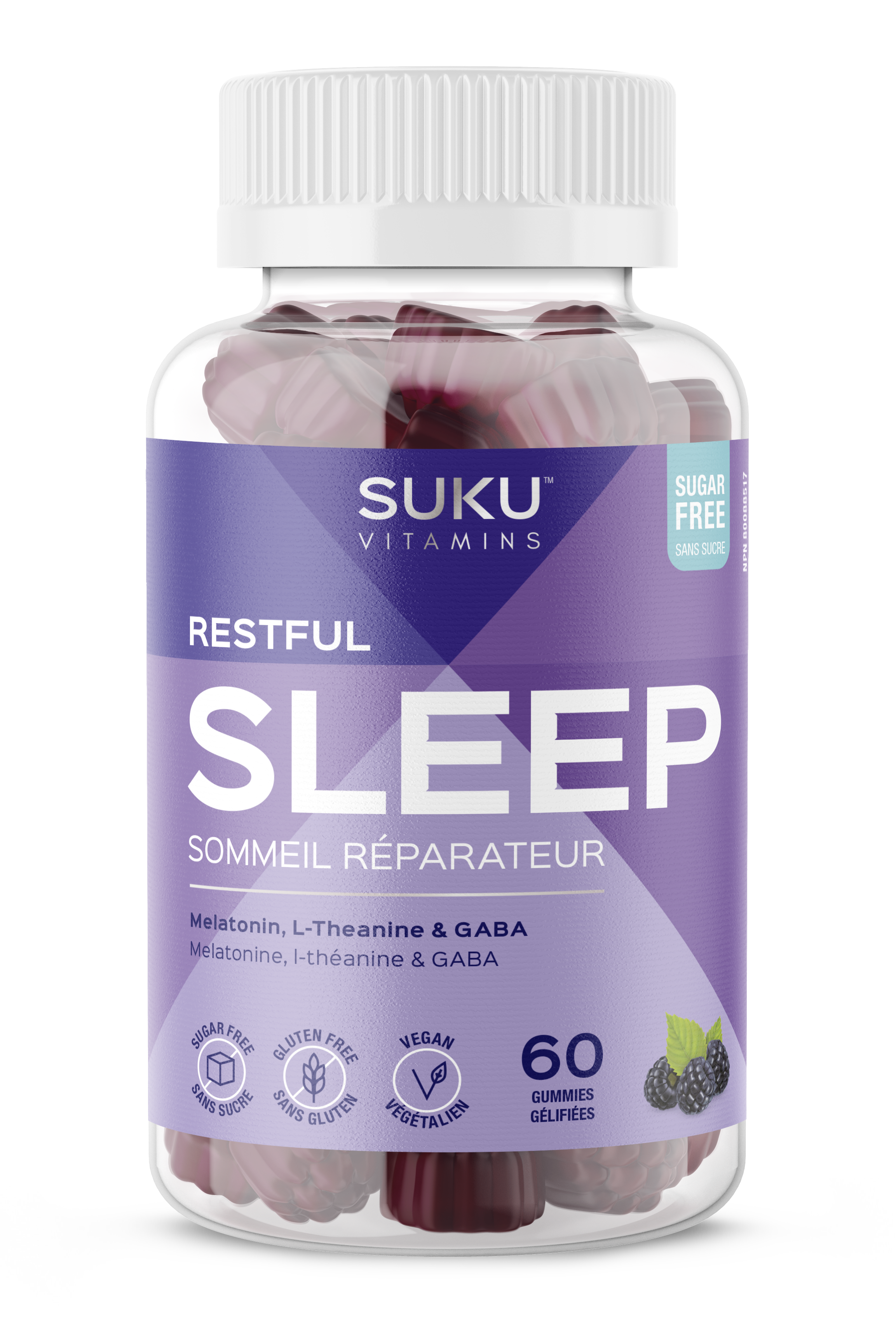 SUKU Restful Sleep 60 Gummies