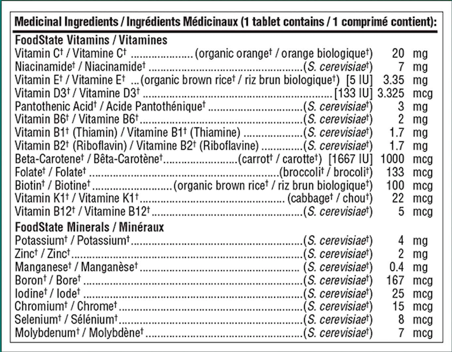 MegaFood Kids One Daily 30 Tablets