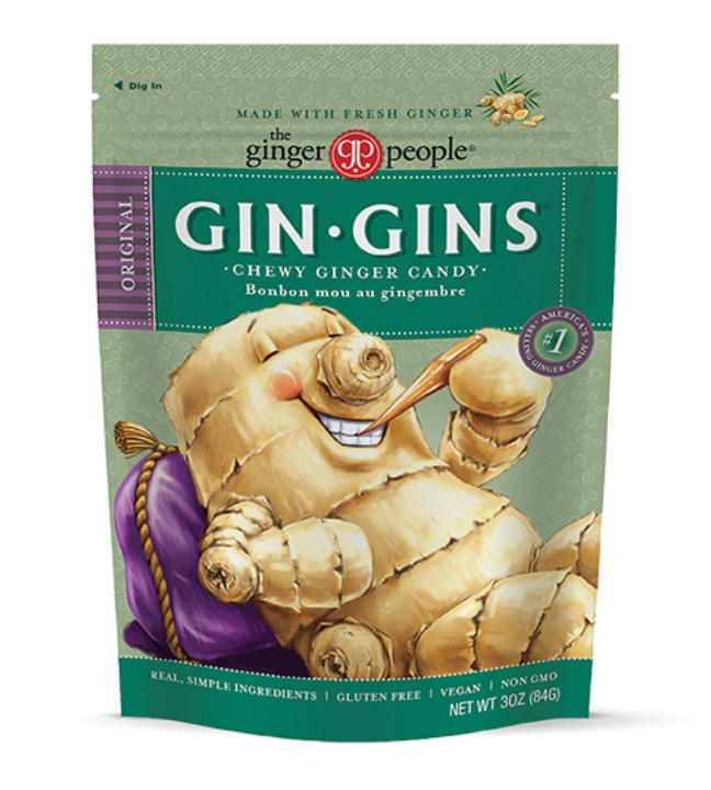 Ginger People Gin Gins Original Chewy Ginger Candy 85g Bag