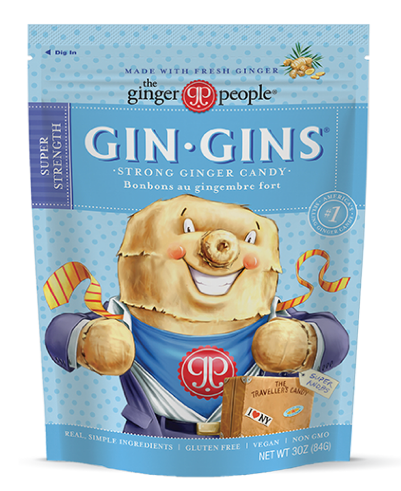 Ginger People Gin Gins Super Strength Caramel Candy Bag 85g