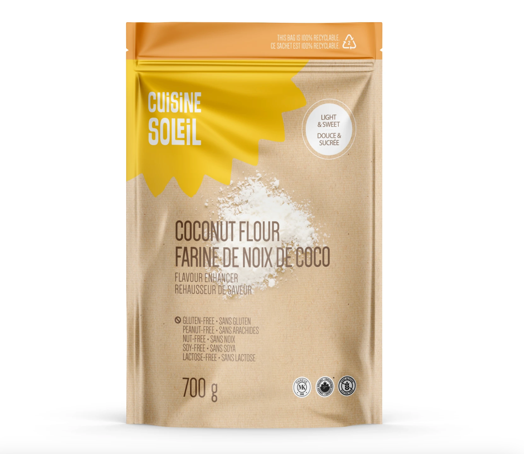 Cuisine Soleil Organic Coconut Flour 700g