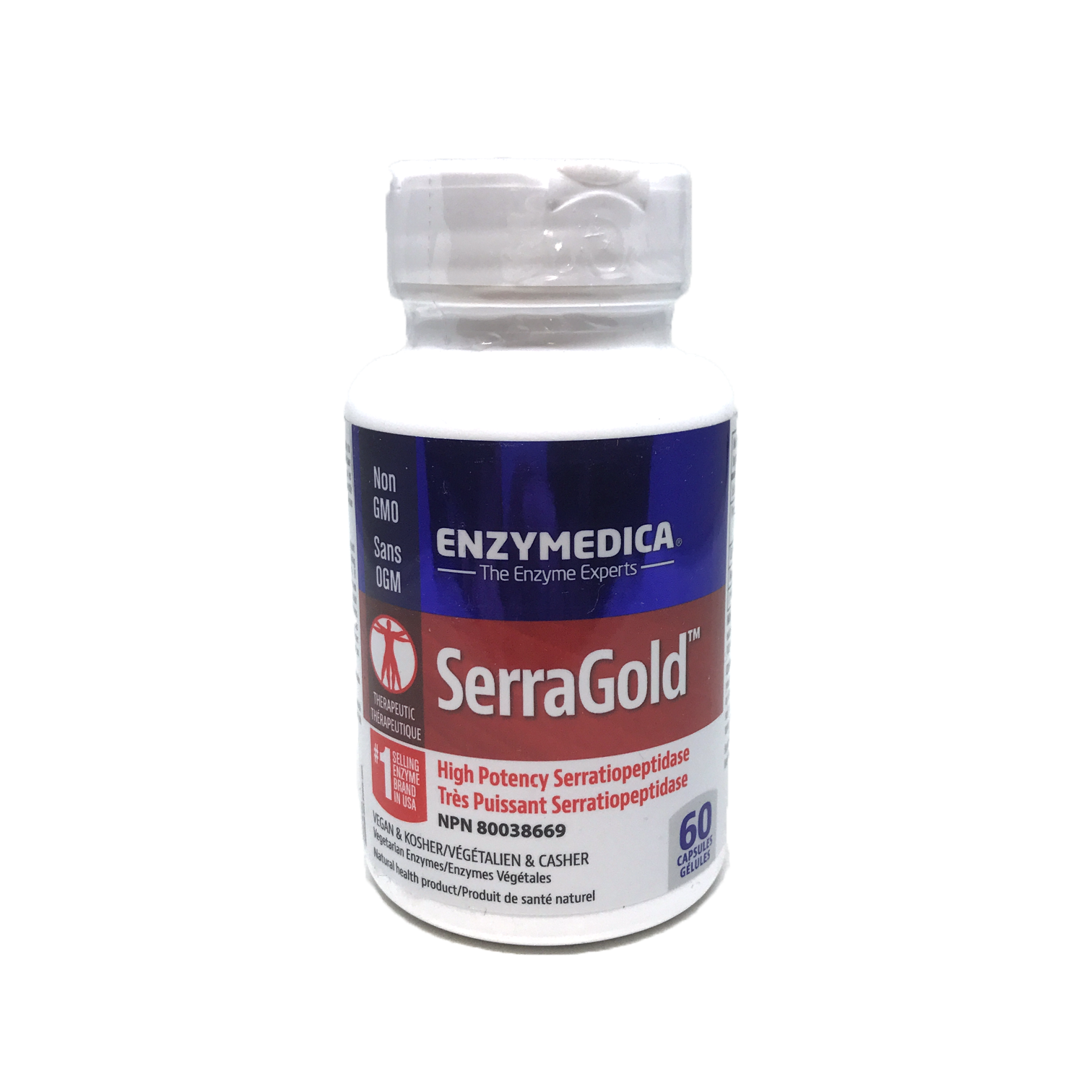Enzymedica Serra Gold 60 Capsules