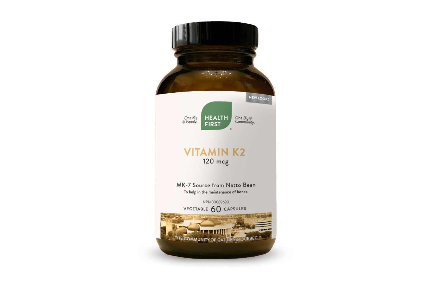 Health First Vitamin K2 120mcg 60 Vegetarian Capsules