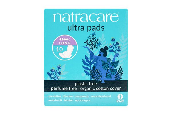 Natracare Organic Ultra Pad With Wings Long 10 Pads
