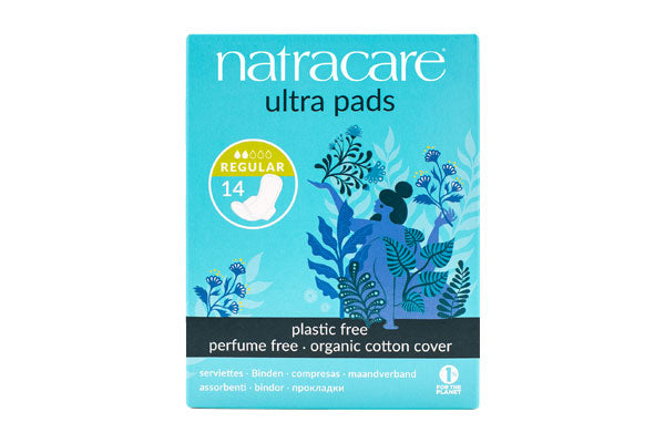 Natracare Organic Regular Ultra pads With Wings 14 Pads
