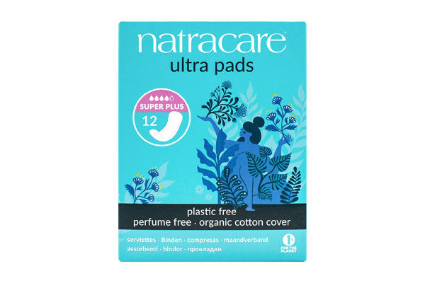 Natracare Organic Super Plus Ultra Without Wings 12 Pads