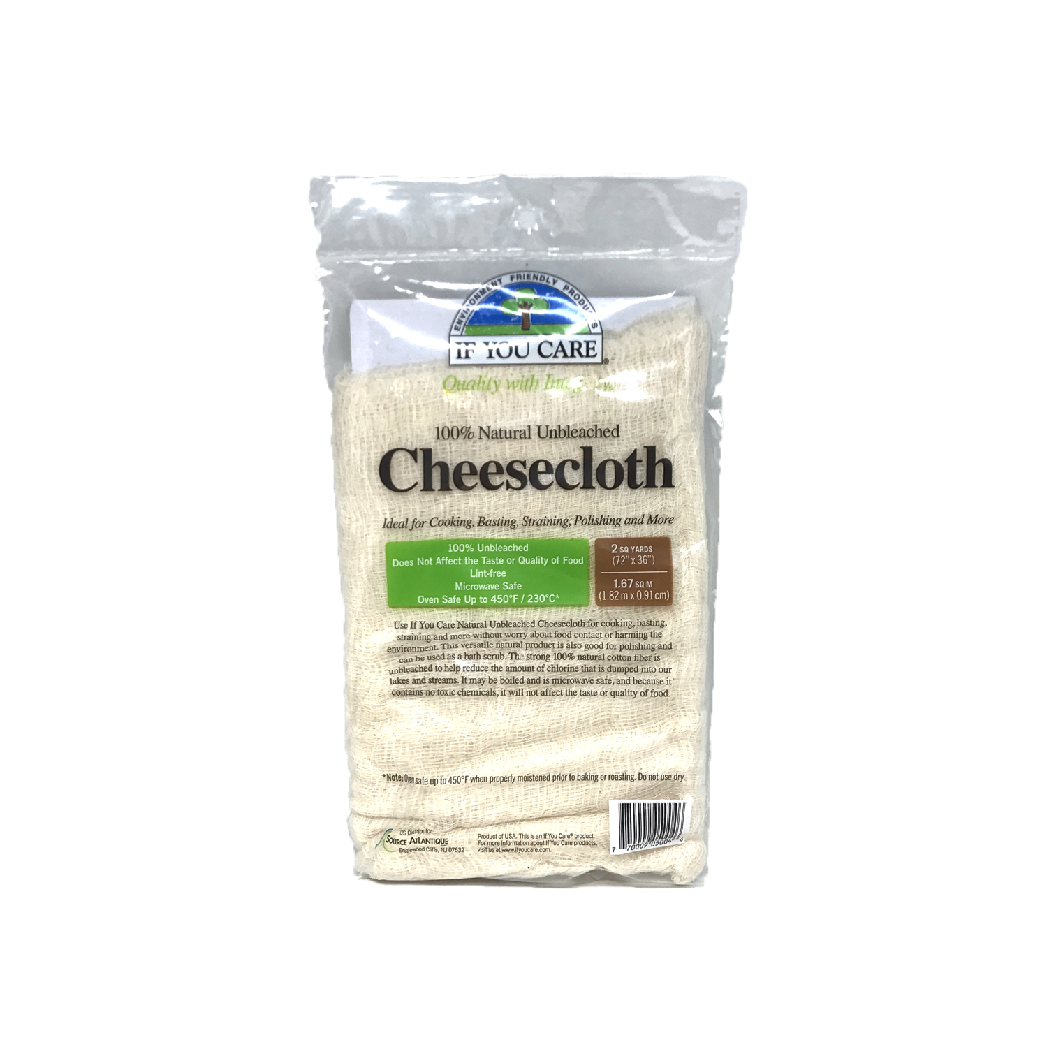 If You Care 100% Natural Unbleached Cheesecloth 2 sq. yards