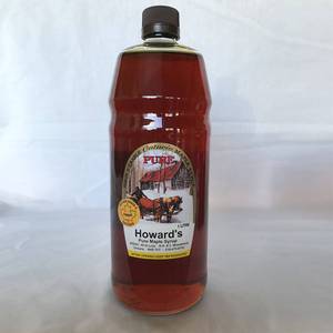 Howard's Amber Maple Syrup Glass Bottle 1L