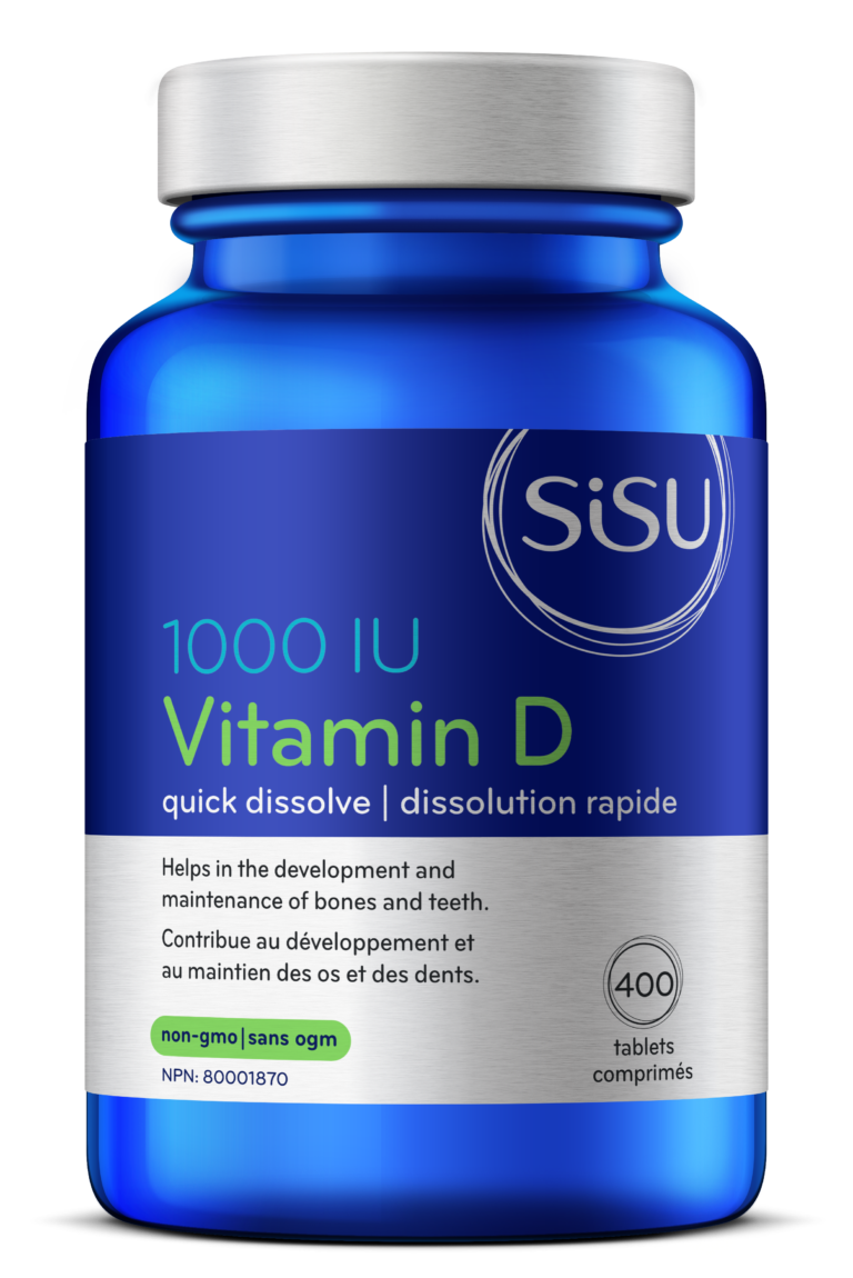 Sisu Vitamin D 1000IU 400 Quick Dissolve Tablets