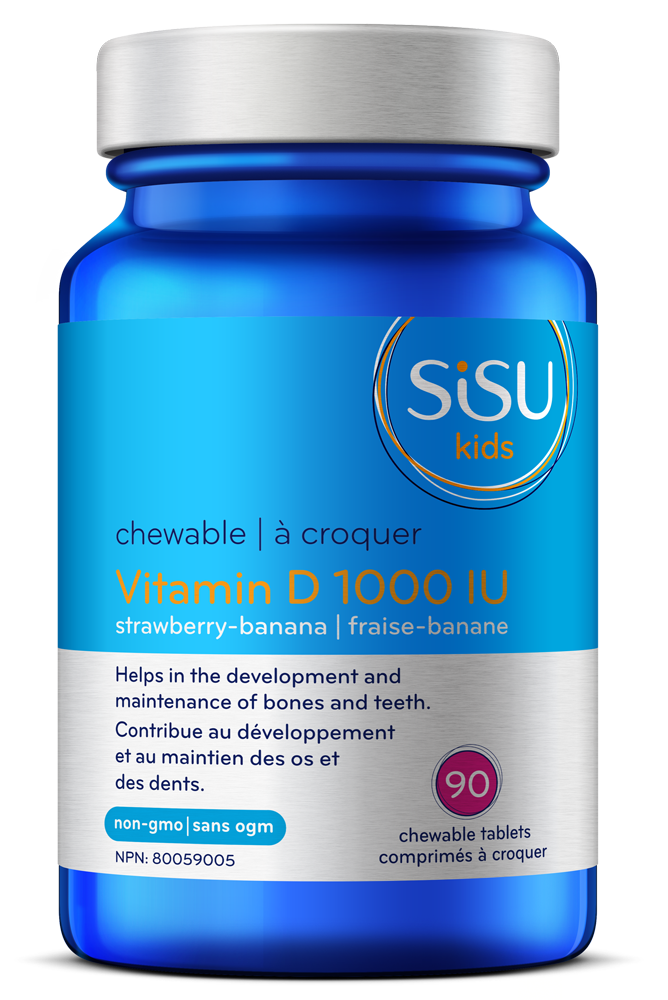 Sisu Kids Vitamin D 1000IU 90 Chewable Tablets