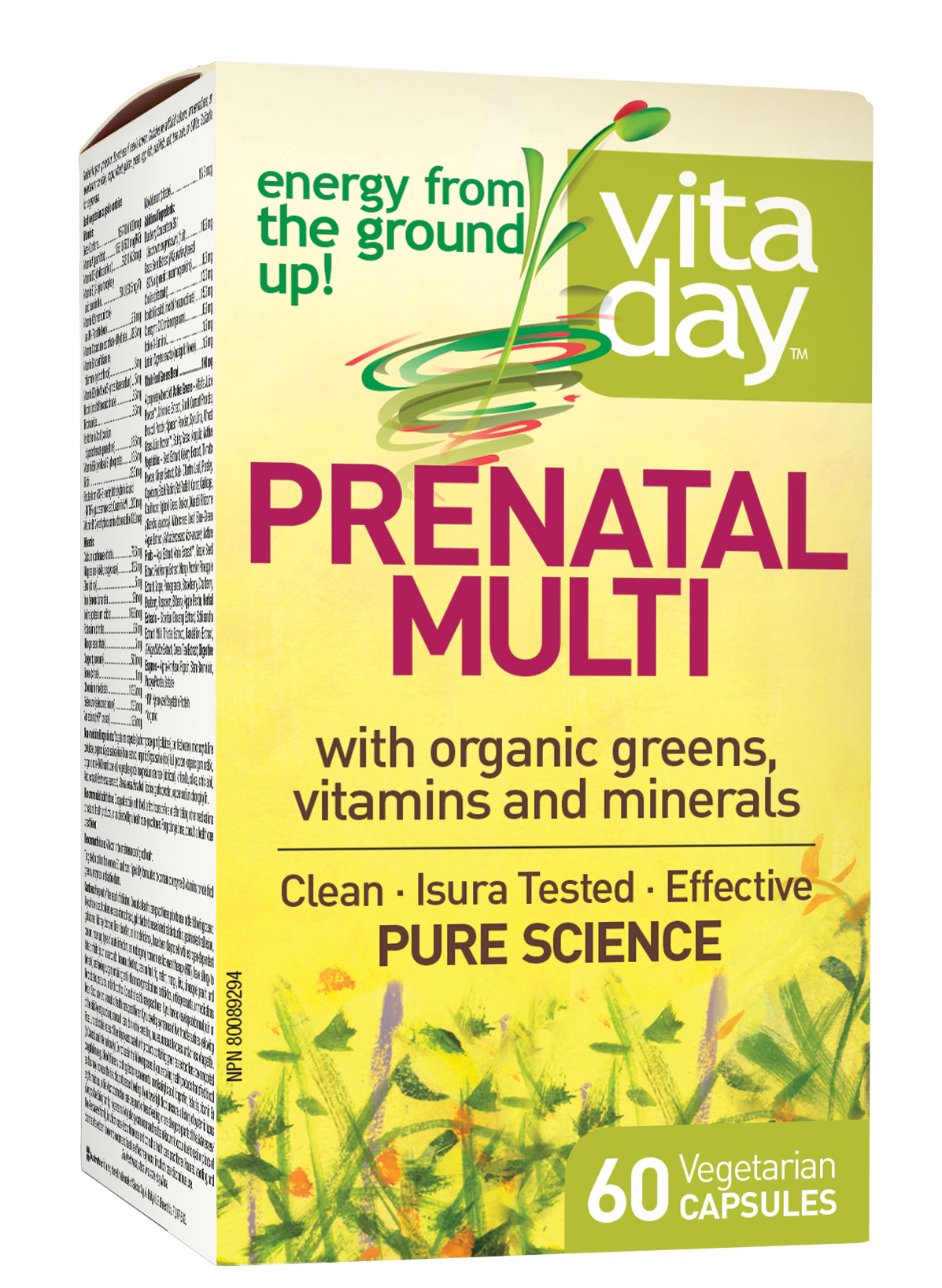 VitaDay Prenatal Multi 60 Vegetarian Capsules