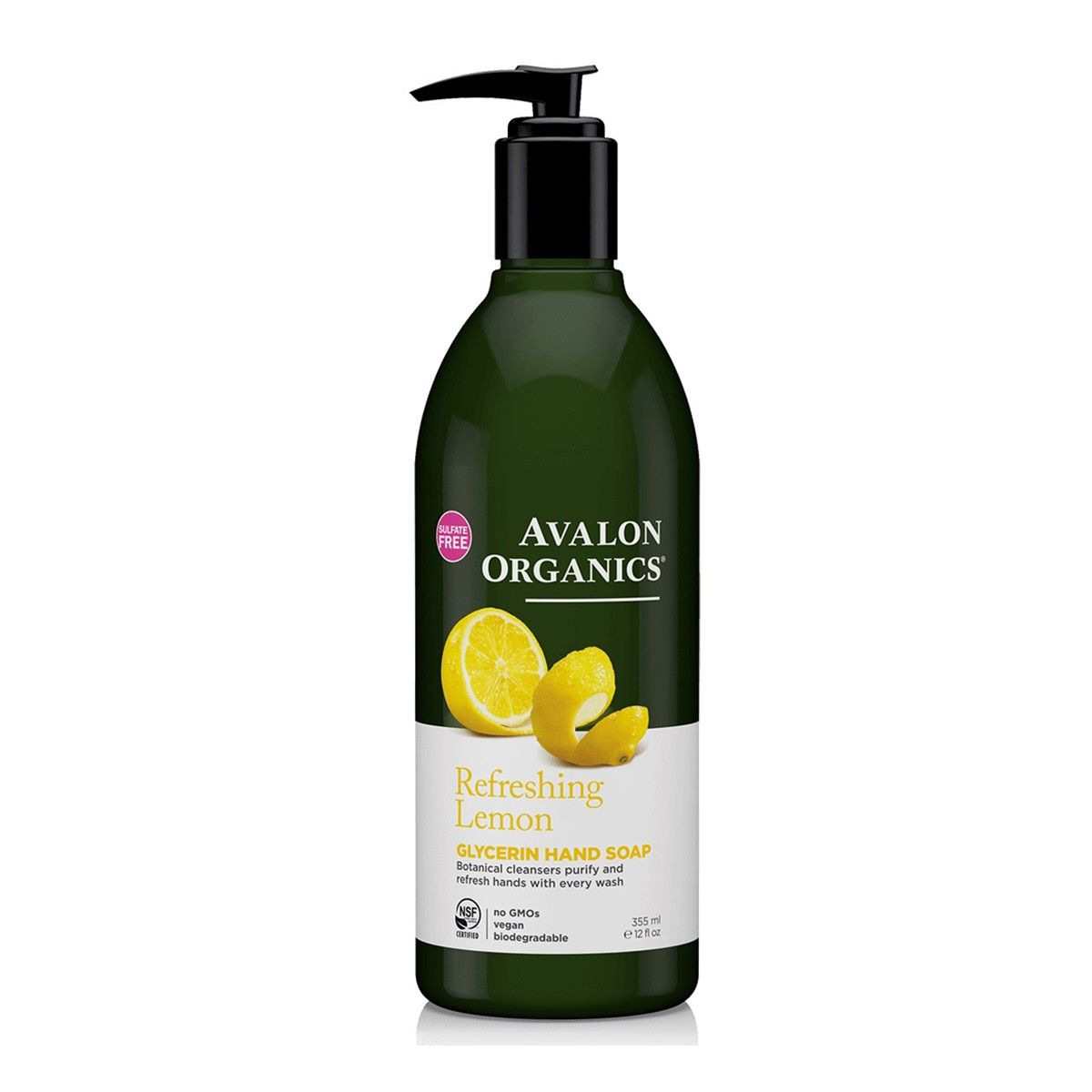 Avalon Organics Glycerin Hand Soap Lemon 355ml