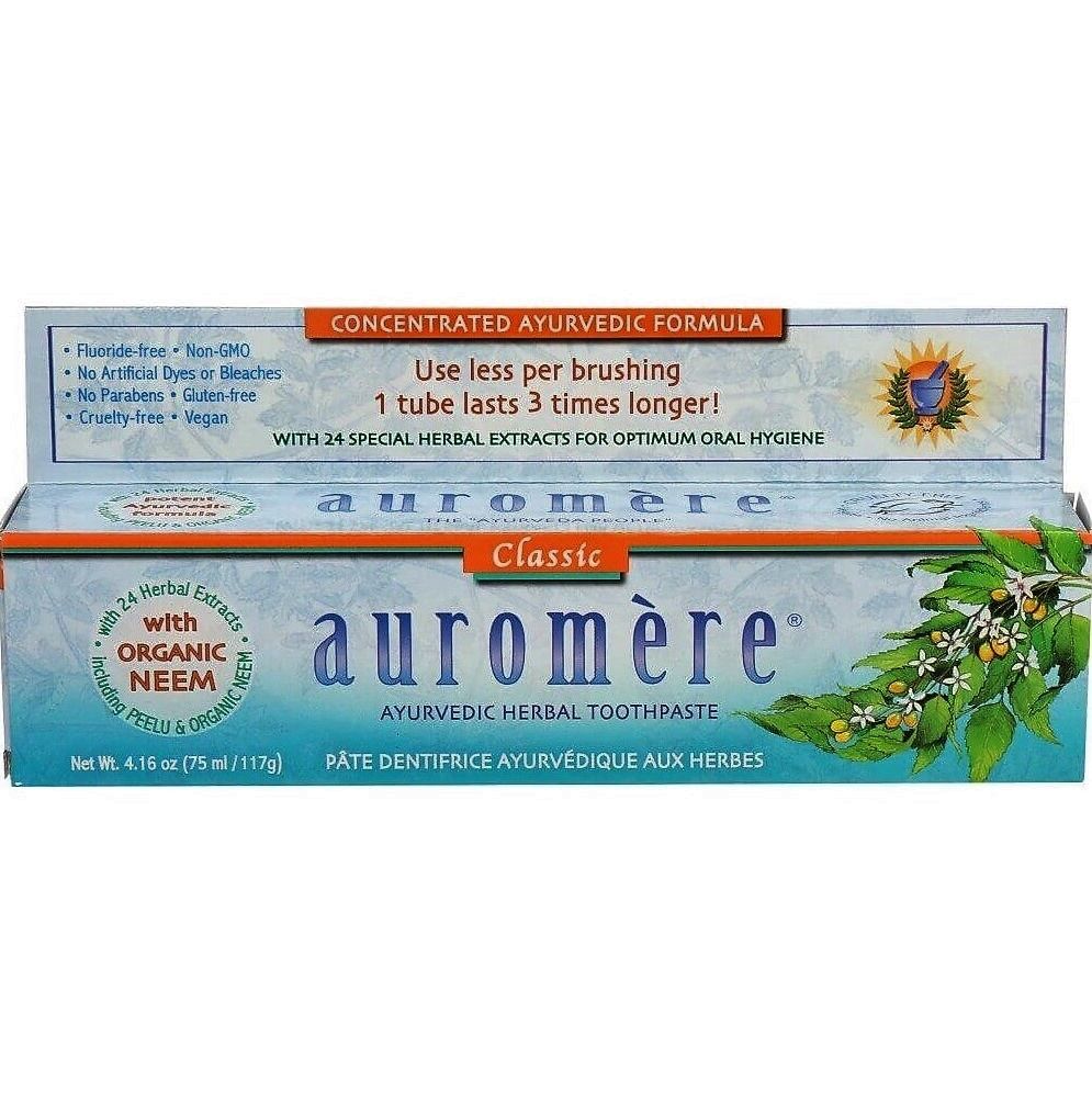 Auromere Ayurvedic Herbal Toothpaste Licorice 117g