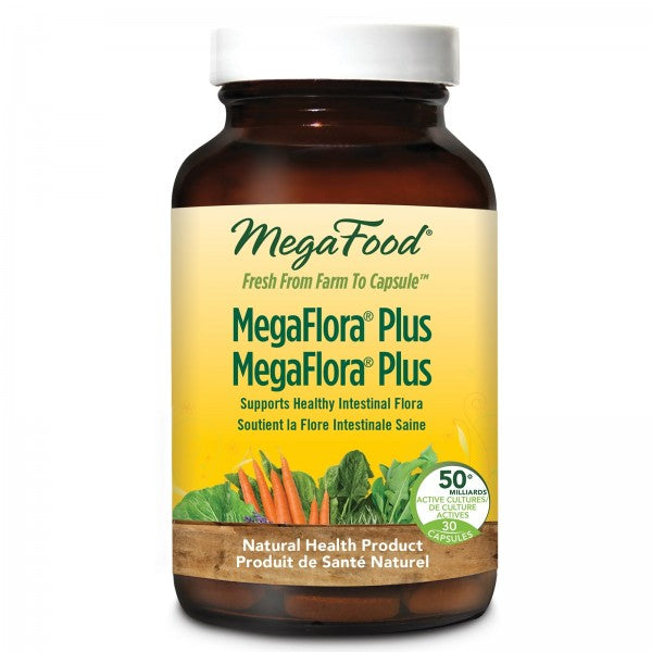 MegaFood Megaflora Plus 30 Vegetarian Capsules