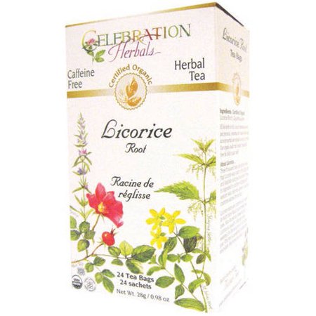Celebration Herbals Licorice Root Organic 24 Tea Bags