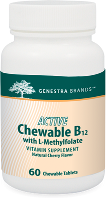 Genestra Active Chewable B12 With L-Methylfolate 60 Tablets