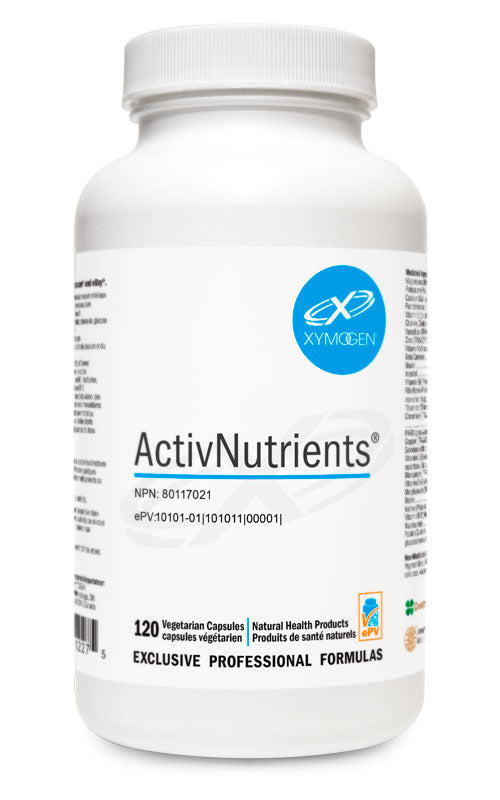 Xymogen Activnutrients (With Iron) 120 Vegetarian Capsules
