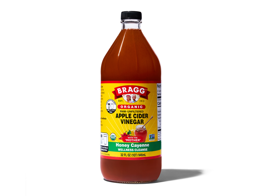 Bragg Organic Apple Cider Vinegar with Honey & Cayenne 946ml