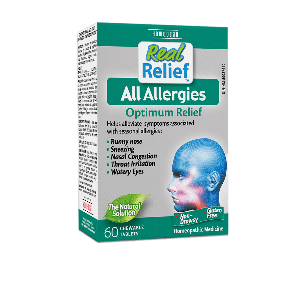Homeocan Real Relief All Allergies 60 Chewable Tablets