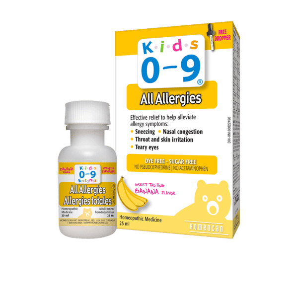 Homeocan Kids 0-9 All Allergies Banana Flavour 25ml
