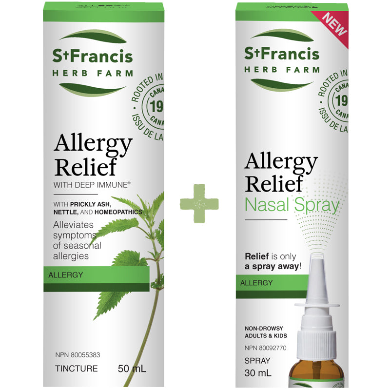 St. Francis Allergy Relief 50ml + Nasal Spray Value Pack