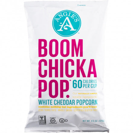 Angie's BoomChickaPop White Cheddar Popcorn 128g