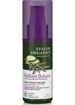 Avalon Organics Brilliant Balance Lavender & Prebiotics Daily Moisturizer 57g