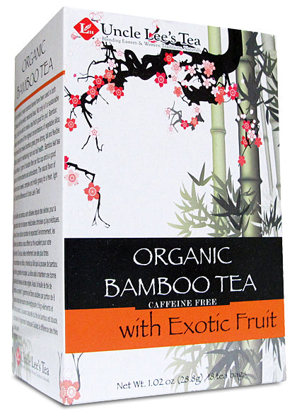 Uncle Lee's Organic Bamboo Tea with Exotic Fruit 18 Tea Bags