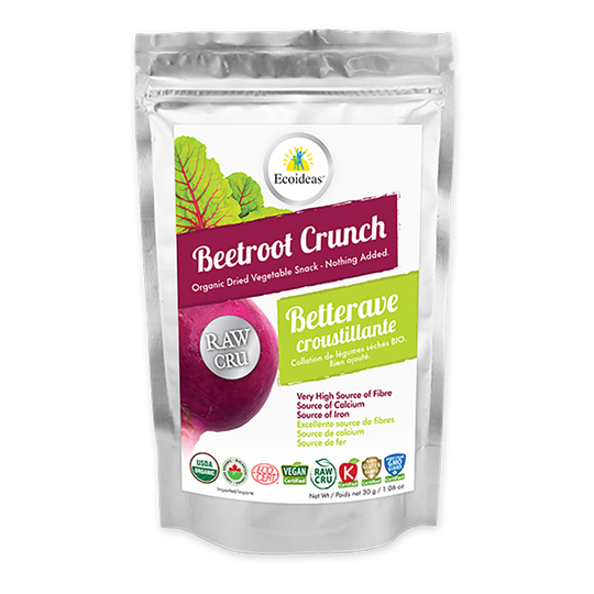 Ecoideas Vitasnack Organic Raw Beetroot Crunch 30g