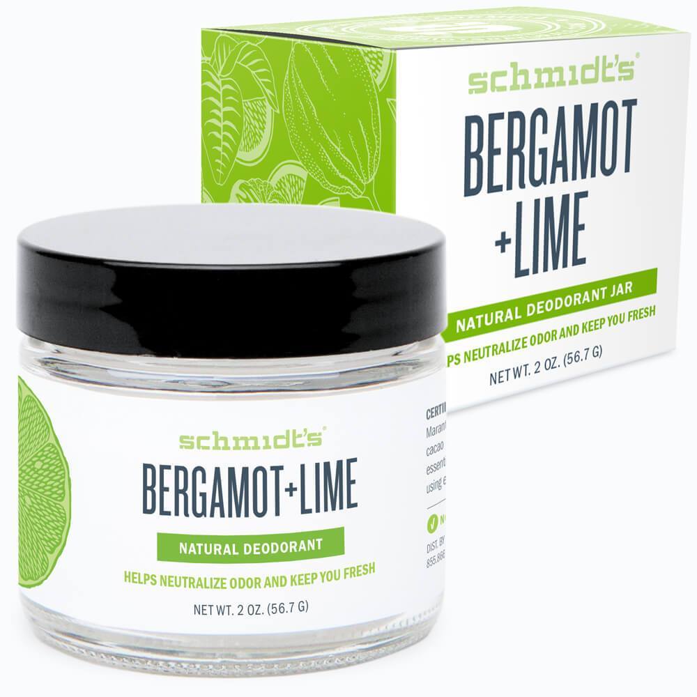Schmidt's Bergamot + Lime Natural Deodorant 2 oz. Jar