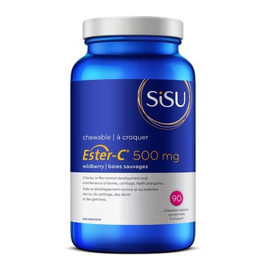 Sisu Ester-C Chewable 500mg Wildberry 90 Tablets