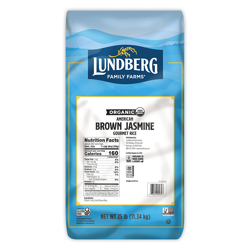 Lundberg Organic Brown Jasmine Rice 11.34kg