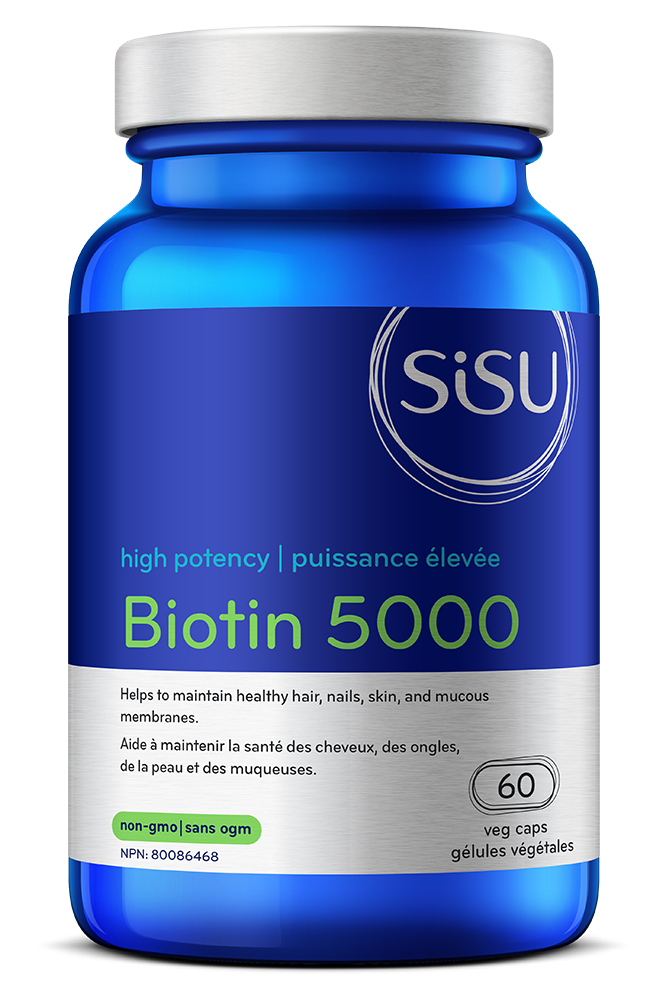 Sisu Biotin 5000mcg 60 Vegetarian Capsules