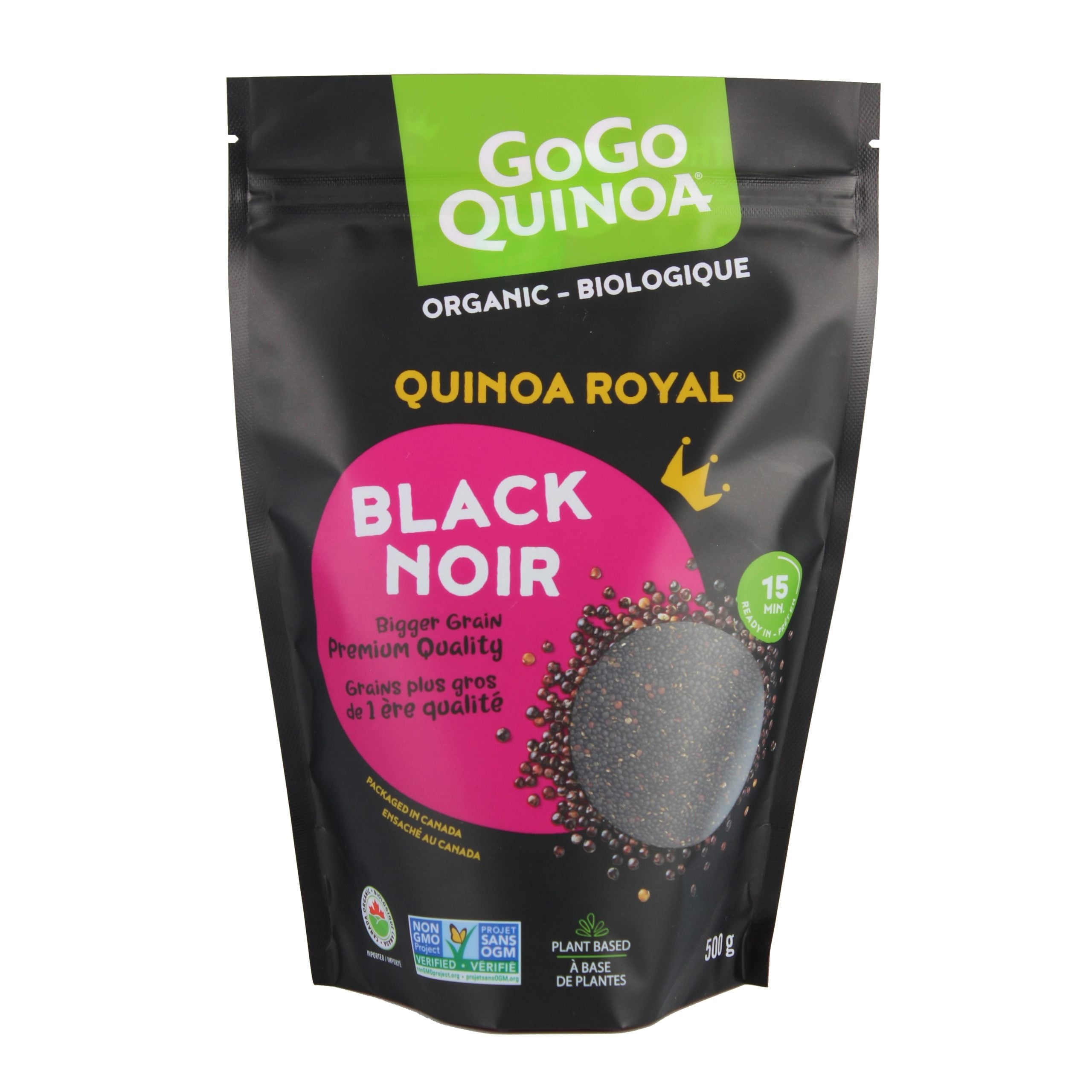 GoGo Quinoa Organic Black Royal Quinoa 500g
