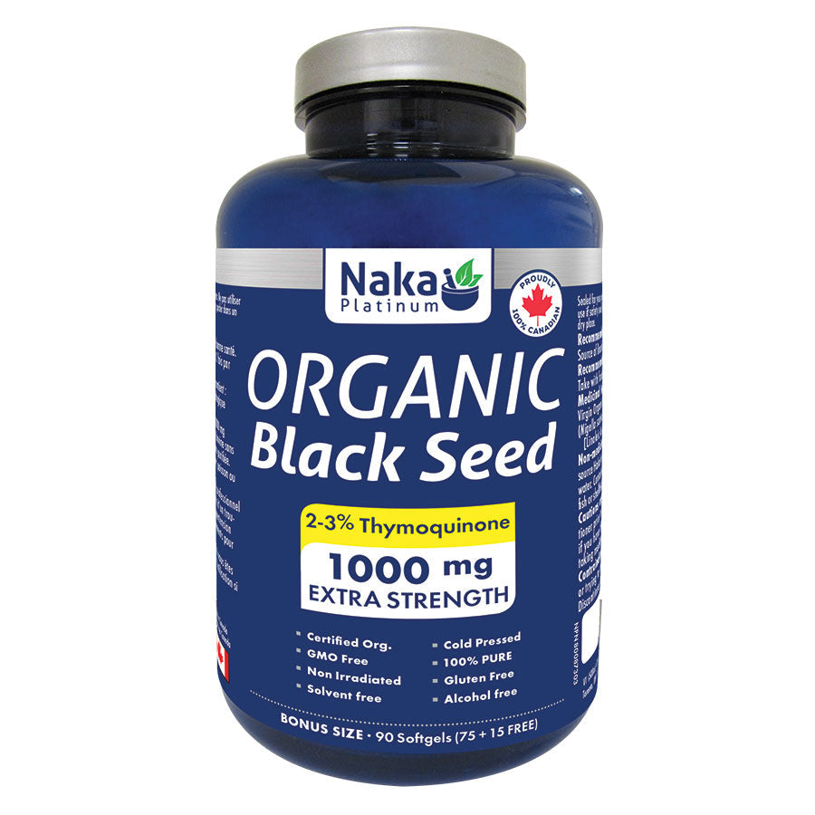Naka Platinum Black Seed Oil 1000mg 90 Softgels