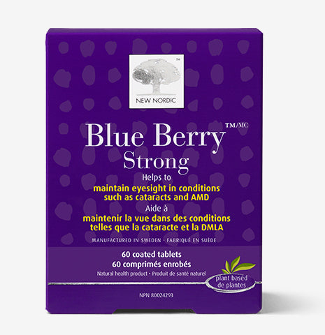 New Nordic Blueberry Strong 60 Tablets