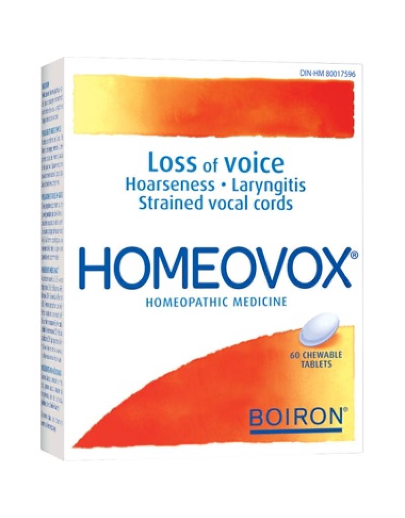 Boiron Homeovox - Loss Of Voice - 60 Tablets