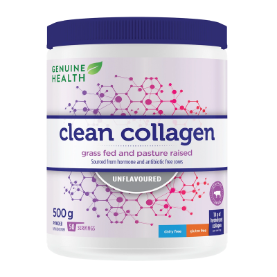 Genuine Health Grass-Fed Bovine Clean Collagen Unflavoured 500g