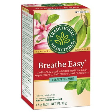 Traditional Medicinals Organic Breathe Easy Tea 16 Tea Bags