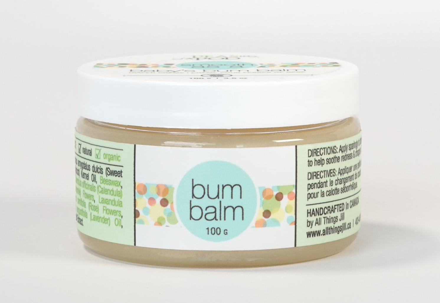 Peas in a Pod Baby's Bum Balm Diaper Creme 100g