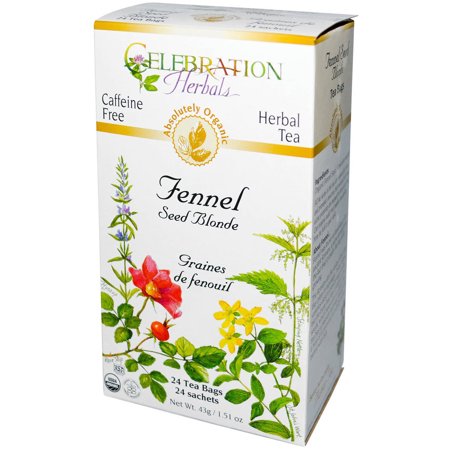 Celebration Herbals Fennel Seed Blond Organic 24 Tea Bags