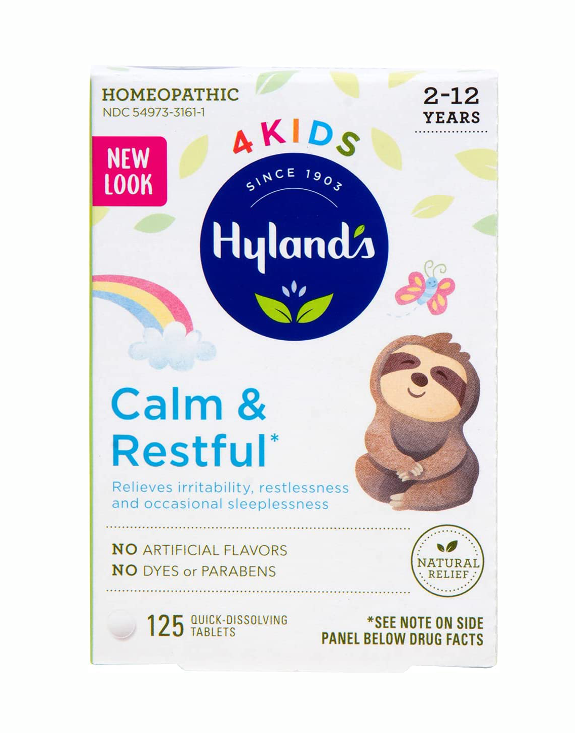 Hyland’s Calm 'n Restful (Formerly: Calms Forte 4 Kids) 125 Tablets